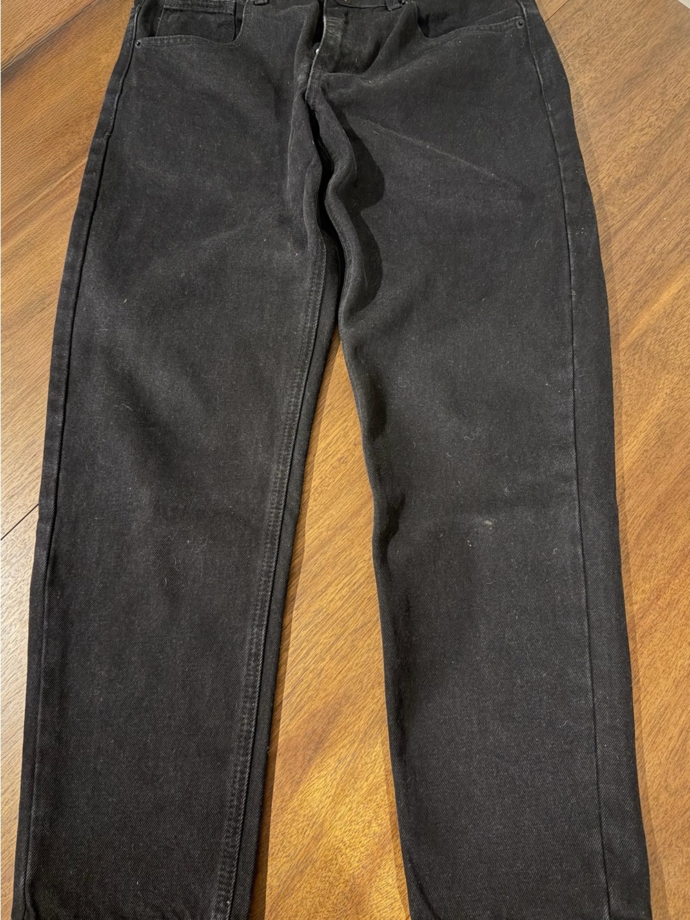 Black Men's Jeans - Classic Straight Fit | 30x30 | Sampson and Taylor